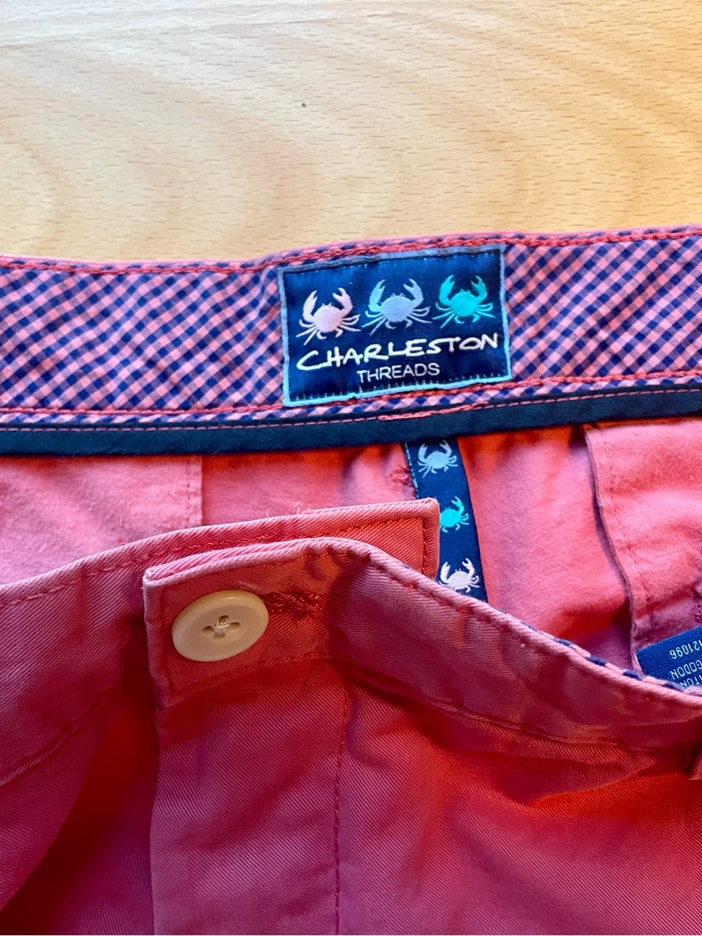 Charleston Threads Men's Coral Pink Pants